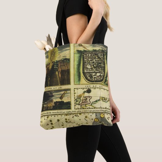 スタニスロー・ルビエッキによる劇場彗星 トートバッグ (クローズアップ)