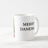 スタニング・グレートデーン・クリスマス コーヒーマグカップ (正面右)
