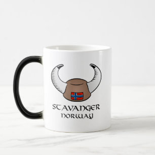 スタバンゲルノルウェーのバイキングの帽子 モーフィングマグカップ