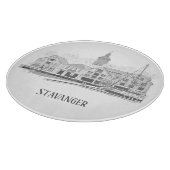 スタバンジェノルウェービューティフルストリートスケープスケッチ カッティングボード (角)