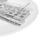 スタバンジェノルウェービューティフルストリートスケープスケッチ カッティングボード (角)