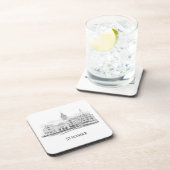 スタバンジェノルウェービューティフルストリートスケープスケッチ コースター (右側)