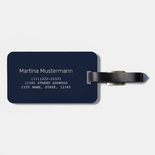 スタバンジェノルウェーレトロシティマップヴィンテージホリデイ ラゲッジタグ (裏面横)