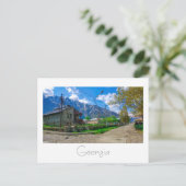 スタパンツミンダカズベギジョージア州コーカス山脈 ポストカード (スタンド正面)