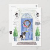 スタビハウン引っ越し案内はがき ポストカード (正面/裏面)