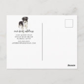 スタビハウン引っ越し案内はがき ポストカード (裏面)