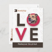 スタビードッグバレンタイン#1 シーズンポストカード (正面/裏面)