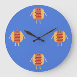 スタビーリルウインナソーセージ ラージ壁時計