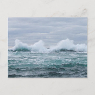 スタファ島を波が打ち破る ポストカード
