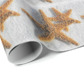 スタフィッシュインサンドビーチ結婚式 ラッピングペーパー (ロールコーナー)