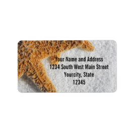 スタフィッシュインサンドビーチ結婚式 ラベル