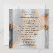 スタフィッシュインザサンドビーチバー（ユダヤ教の）バル・ミツバー 招待状 (裏面)