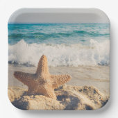 スタフィッシュオンザサンディビーチ紙プレート ペーパープレート (正面)