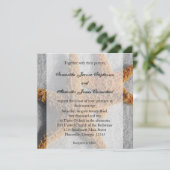 スタフィッシュデュオインザサンドビーチ結婚式スクエア 招待状 (スタンド正面)