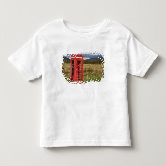 スタフィン近くのエリシャダーの公衆電話ボックス トドラーTシャツ (正面)