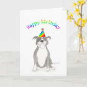 スタフィー誕生日カード カード (黄色い花)