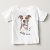 スタフィー・ラブ – Zani Mo Protection ベビーTシャツ (正面)