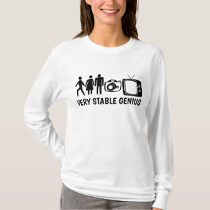 スタブル·ジーニアス·パーソン·ウーマン·カメラテレビ Tシャツ