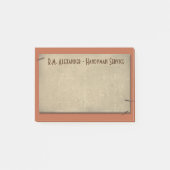 スタプル付き錆男らしびタンカスタムポストイット ポストイット (正面)