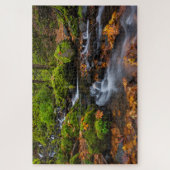 スタベリークリーク秋 |オレゴン州コロンビア峡谷 ジグソーパズル (縦)