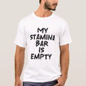 スタミナが尽きた Tシャツ (正面)
