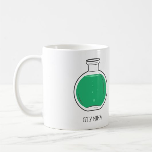 スタミナの一服: +100 コーヒーマグカップ (左)