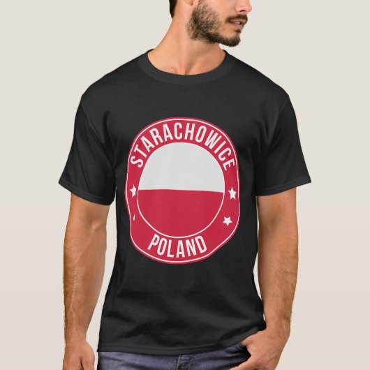 スタラホビツェ ポーランド市Tシャツ Tシャツ (正面)
