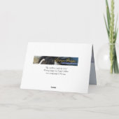 スタリオンが野馬の挨拶状を案内 カード (裏面)