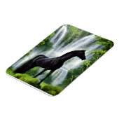 スタリオンと滝 マグネット (左側)