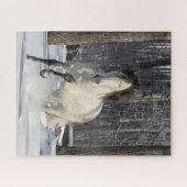 スタリオンインザスノー走パズル ジグソーパズル (横)