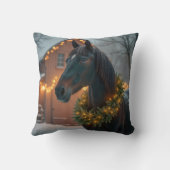 スタリオンウィズクリスマスリース クッション (裏面)