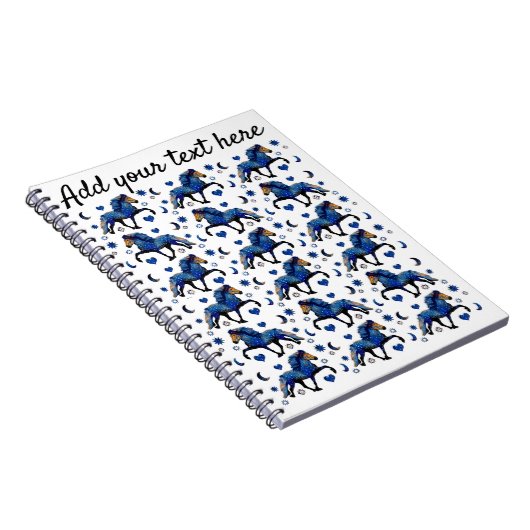 スタリーナイトアイスランドホース ノートブック (右側)