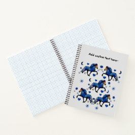 スタリーナイトアイスランドホース ノートブック