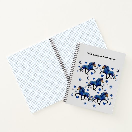 スタリーナイトアイスランドホース ノートブック (内部)