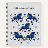 スタリーナイトアイスランドホース ノートブック (正面)