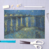 スタリーナイトオーバーザローヌデコページ紙 薄葉紙 (クラフト)