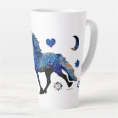 スタリーナイトカリスマのトーティングアイスランドの馬 カフェラテマグ (右アングル)