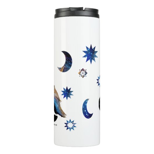 スタリーナイトカリスマのトーティングアイスランドの馬 タンブラー (裏面)