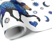 スタリーナイトカリスマのトーティングアイスランドの馬 ラッピングペーパー (ロールコーナー)