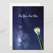 スタリーナイトミルキーウェイ銀河系ホリデーカード シーズンカード (正面/裏面)