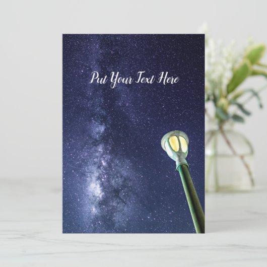 スタリーナイトミルキーウェイ銀河系ホリデーカード シーズンカード (スタンド正面)