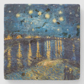 スタリーナイト・オン・ザ・ローネ | Vanゴッホ | ストーンコースター (正面)