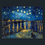 スタリーナイト・オン・ザ・ローネ | Vanゴッホ | ポスター<br><div class="desc">ローネの星空の夜はヴィンセント・ヴァン絵画・ゴッホの1888年の夜だ。</div>