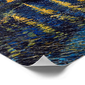 スタリーナイト・オン・ザ・ローネ | Vanゴッホ | ポスター (角)