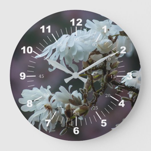 スタリーマグノリア5780 ラージ壁時計 (正面)