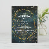 スタリー銀河系宇宙スターズドリーム結婚式招待状 招待状 (スタンド正面)