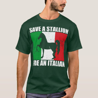 スタリ救オンに乗るイタリアン Tシャツ