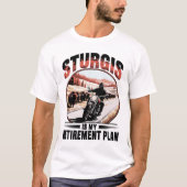 スタルギス オートバイ バイカー 退職 プラン Tシャツ (正面)