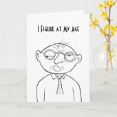 スタンキーオールドマンバースデーカード カード (黄色い花)