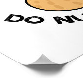 スタングオットアップ与えピーナッツおもしろいプン ポスター (角)